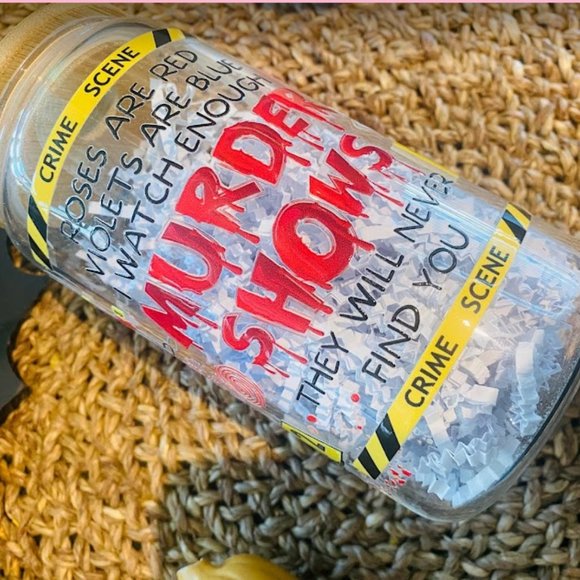 Murder Show Lover Glass Cup - Picture 1 of 2